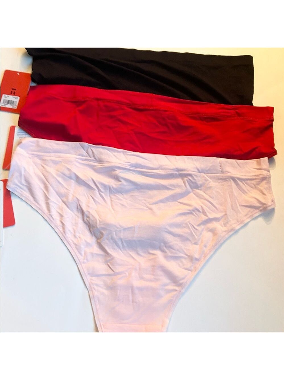Tommy John Cool Cotton Panties Black Red Pink Size XXL NWT - Picture 3 of 7